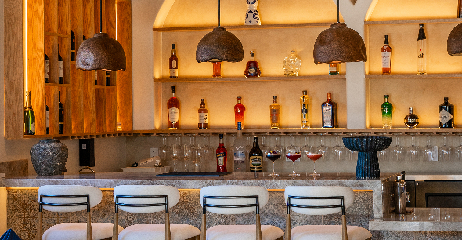 Dining room at Toranj Persian Cuisine in Manhattan Beach