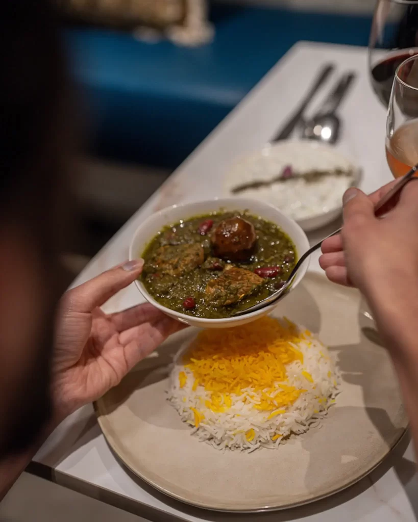 Best Iranian Cuisine Ghormeh Sabzi
